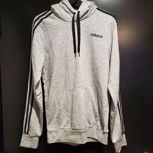 Adidas grey hooded sweatshirt NWT